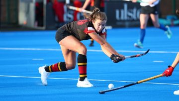 Action from the Seasonal Friendly match between Banbridge HC and Banbridge Academy on Saturday 30 December 2023. © FRU SPORTS 2023.