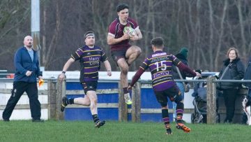 Action from the Provincial East 1 match between Instonians III and Academy II on Saturday 6 January 2024. © FRU SPORTS 2024.