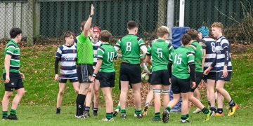 Action from the Medallion Shield match between Wallace High and Sullivan Upper on Saturday 20 January 2023. Photo: Cyril Boyd. © FRU SPORTS 2023.