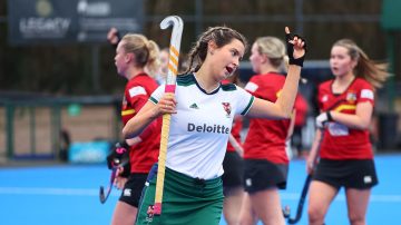 Action from the Irish Senior Cup match between Banbridge and Queen's University on Saturday 27 January 2024. © FRU SPORTS 2024.