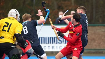 Action from the match between Banbridge and Lisnagarvey on Saturday 9 March 2024. © FRU SPORTS 2024.