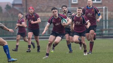 Action from the Provincial East match between CIYMS II and Academy II on Saturday 9 March 2024. © FRU SPORTS 2024.