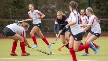 Action from the 4th XI Cup match between Banbridge Academy and Royal School Armagh on Wednesday 13 March 2023. Photo: John McMurtry. © FRU SPORTS 2023.
