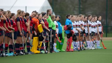 Action from the Kate Russell Championship match between Royal School Armagh and Wesley College on Thursday 21 March 2024. Photo: John McMurtry. © FRU SPORTS 2024.