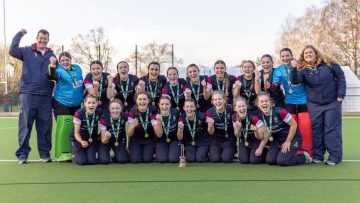 Action from the Kate Russell Championship match between Royal School Armagh and St Angela's College on Friday 22 March 2024. Photo: John McMurtry. © FRU SPORTS 2024.