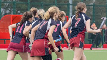 Action from the Senior 2 Playoff on Saturday 6 April 2024. © FRU SPORTS 2024.