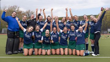 Action from the McConnell Shield Final match between Queen's University II and Pegasus II on Saturday 27 April 2024. Photo: John McMurtry. © FRU SPORTS 2024.