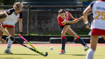 Action from the U16 Girls Representative match between Ulster and UK Lions on Sunday 11 August 2024. Photo: John McMurtry. © FRU SPORTS 2024.