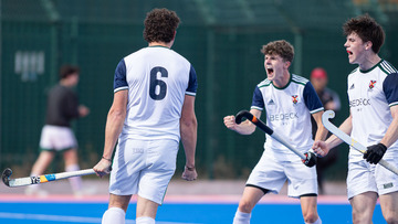 Action from the Mauritius Cup match between Queen's University and University College Dublin on Sunday 15 September 2024. Photo: John McMurtry. © FRU SPORTS 2024.