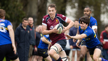 Action from the Championship 2 match between Academy and Lisburn on Saturday 5 October 2024. Photo: John McMurtry. © FRU SPORTS 2024.