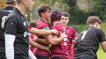 Action from the Senior Schools Friendly match between Royal School Armagh and Campbell College on Saturday 5 October 2024. Photo: John McMurtry. © FRU SPORTS 2024.