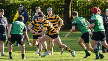 Action from the Senior Friendly match between RBAI and Sullivan Upper on Saturday 12 October 2024. Photo: Cyril Boyd. © FRU SPORTS 2024.
