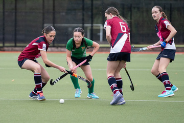 Action from the U14 Stevenson Cup match between Sullivan Upper and Royal School Armagh on Saturday 12 October 2024. © FRU SPORTS 2024.