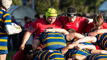Action from the Medalluion Friendly match between Bngor Grammar and Regent House on Saturday 19 October 2024. © FRU SPORTS 2024.