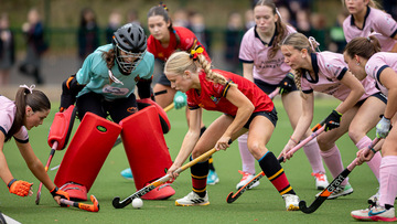 Action from the Stevenson Cup match between Royal School Armagh and Banbridge Academy on Thursday 24 October 2024. Photo: John McMurtry. © FRU SPORTS 2024.