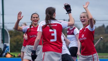 Action from the Irish Junior Cup match between Pegasus 2XI and University of Galway 2XI on Saturday 26 October 2024. © FRU SPORTS 2024.