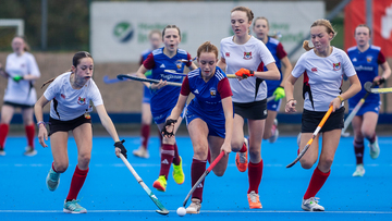 Action from the U14 Stevenson Cup match between Banbridge Academy and Victoria College on Thursday 7 November 2024. Photo: John McMurtry. © FRU SPORTS 2024.
