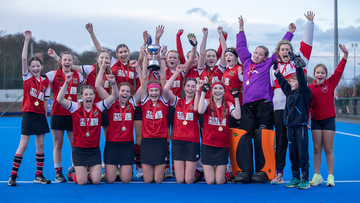 Action from the U14 Stevenson Cup Final match between Banbridge Academy and Rainey Endowed on Thursday 5 December 2024. Photo: John McMurtry. © FRU SPORTS 2024.