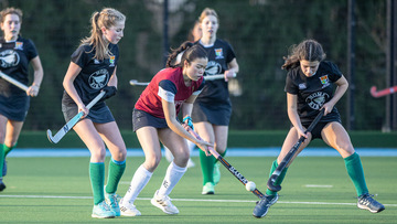 Action from the McDowell Cup match between Sullivan Upper 2XI and Royal School Armagh 2XI on Thursday 30 January 2025. Photo: John McMurtry. © FRU SPORTS 2025.
