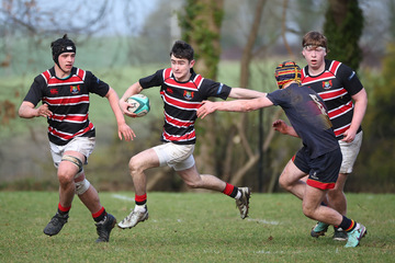 Action from the Subsidiary Shield on Saturday 8 February 2025. © FRU SPORTS 2025.