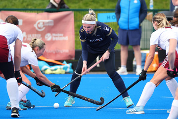 Action from the match between Ulster Elks and Catholic Institute on Saturday 26 November 2024. © FRU SPORTS 2024.