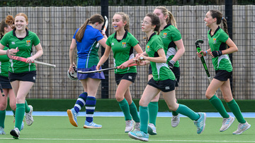 Action from the Gibson Plate match between Sullivan Upper 3XI and Grosvenor Grammar 3XI on Wednesday 26 February 2025. Photo: Cyril Boyd. © FRU SPORTS 2025.