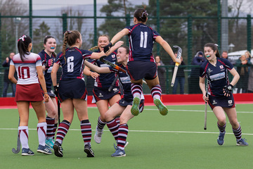 Action from the Senior Plate match between Larne Grammar and Royal School Dungannon on Thursday 6 March 2025. Photo: John McMurtry. © FRU SPORTS 2025.