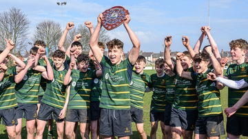 Action from the Medallion Plate match between Down High and Rainey Endowed on Saturday 13 March 2025. Photo: Cyril Boyd. © FRU SPORTS 2025.