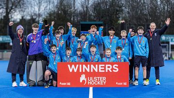 Action from the Ferris Cup match between Cookstown High and Banbridge Academy on Thursday 13 March 2025. Photo: John McMurtry. © FRU SPORTS 2025.