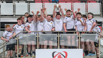 Action from the Club Academy Cup match between City of Armagh and Ballymena on Saturday 15 March 2025. Photo: Cyril Boyd. © FRU SPORTS 2025.