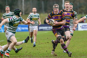 Action from the match between Instonians and Greystones on Saturday 22 March 2025. Photo: Cyril Boyd. © FRU SPORTS 2025.
