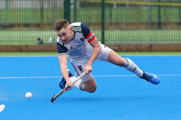 Action from the Men's Premier League match between PSNI and Queen's University on Saturday 29 March 2025. © FRU SPORTS 2025.