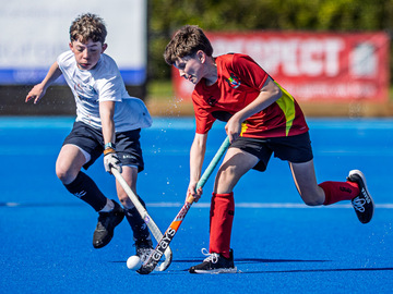 Action from the John Waring Finals match between Banbridge Academy and Cookstown High on Wednesday 9 April 2025. Photo: John McMurtry. © FRU SPORTS 2025.