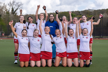 Action from the match between Larne and Priorians on Sunday 13 April 2025. Photo: John McMurtry. © FRU SPORTS 2025.