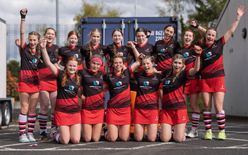 Action from the match between Rainey and Instonians on Sunday 13 April 2025. Photo: John McMurtry. © FRU SPORTS 2025.