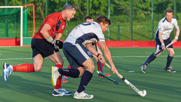 Action from the match between North Down and NI Civil Service on Tuesday 6 May 2025. Photo: John McMurtry. © FRU SPORTS 2025.
