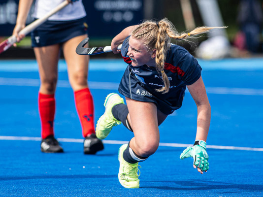 Action from the U16 Girls Representative Friendly match between Ulster and UK Lions on Sunday 10 August 2025. Photo: John McMurtry. © FRU SPORTS 2025.