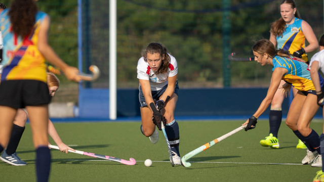 Action from the U16 Girls Representative Friendly match between Ulster and Mentors on Monday 18 August 2025. Photo: John McMurtry. © FRU SPORTS 2025.