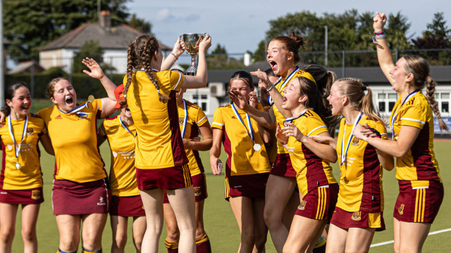 Action from the match between Mossley and Instonians on Sunday 24 August 2025. Photo: John McMurtry. © FRU SPORTS 2025.