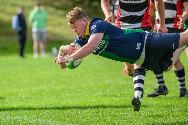 Action from the Junior Cup match between Cooke and Ballynahinch 2XV on Saturday 13 September 2025. Photo: Cyril Boyd. © FRU SPORTS 2025.
