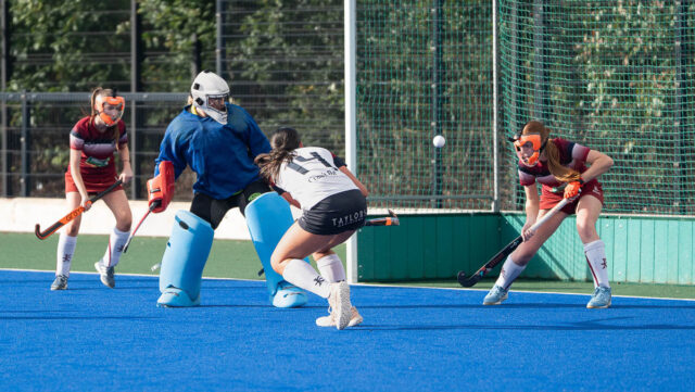 Action from the Stevenson Cup match between Royal School Dungannon and Royal School Armagh on Saturday 13 September 2025. © FRU SPORTS 2025.