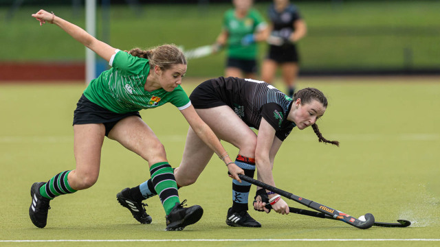 Action from the Stevenson Cup match between Portadown College and Sullivan Upper on Thursday 2 October 2025. Photo: John McMurtry. © FRU SPORTS 2025.