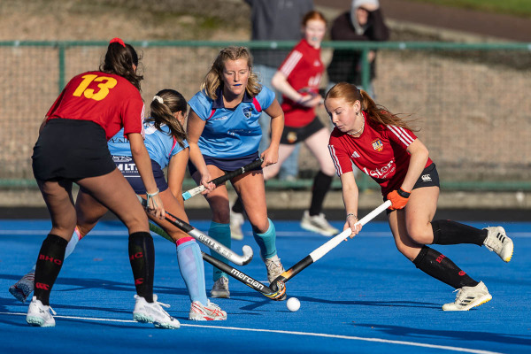 Action from the match between Banbridge and Ballymoney on Saturday 4 October 2025. Photo: Bob Given. © FRU SPORTS 2025.