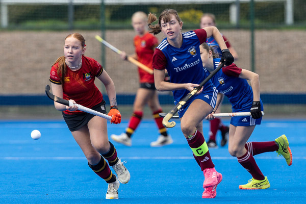 Action from the Stevenson Cup match between Banbridge Academy and Victoria College on Wednesday 8 October 2025. Photo: Bob Given. © FRU SPORTS 2025.