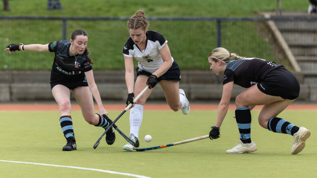 Action from the Stevenson Cup match between Portadown College and Rainey Endowed on Wednesday 15 October 2025. Photo: Bob Given. © FRU SPORTS 2025.