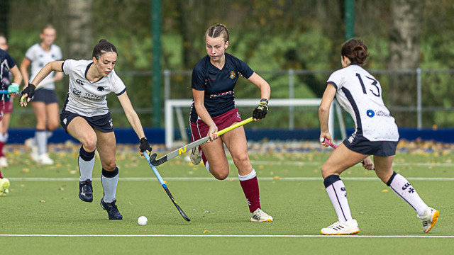Action from the Stevenson Cup match between Belfast Royal Academy and Methodist College on Tuesday 21 October 2025. Photo: John McMurtry. © FRU SPORTS 2025.
