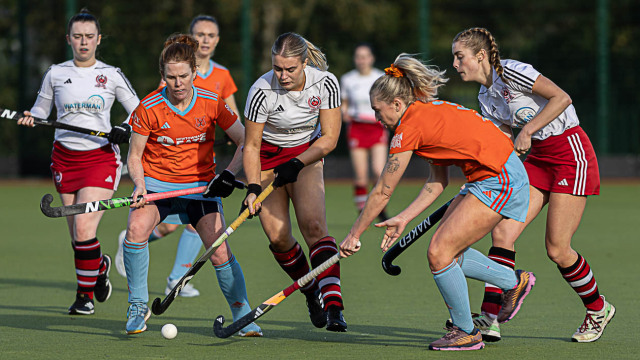 Action from the match between Larne and Ards on Saturday 25 October 2025. Photo: John McMurtry. © FRU SPORTS 2025.
