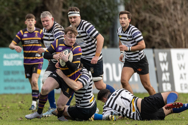 Action from the Provincial Premier 2 match between CIYMS II and Instonians III on Saturday 22 November 2025. Photo: Bob Given. © FRU SPORTS 2025.