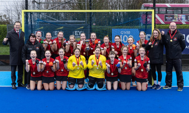 Action from the U14 Stevenson Cup Final match between Banbridge Academy and Methodist College on Wednesday 26 November 2025. Photo: Bob Given. © FRU SPORTS 2025.