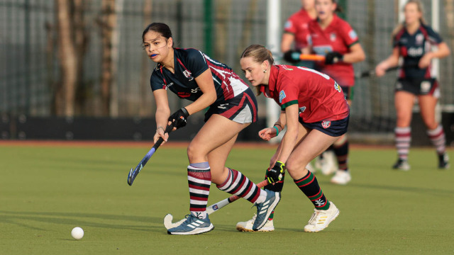Action from the Senior Cup match between Larne Grammar and Coleraine Grammar on Wednesday 28 November 2025. Photo: John McMurtry. © FRU SPORTS 2025.